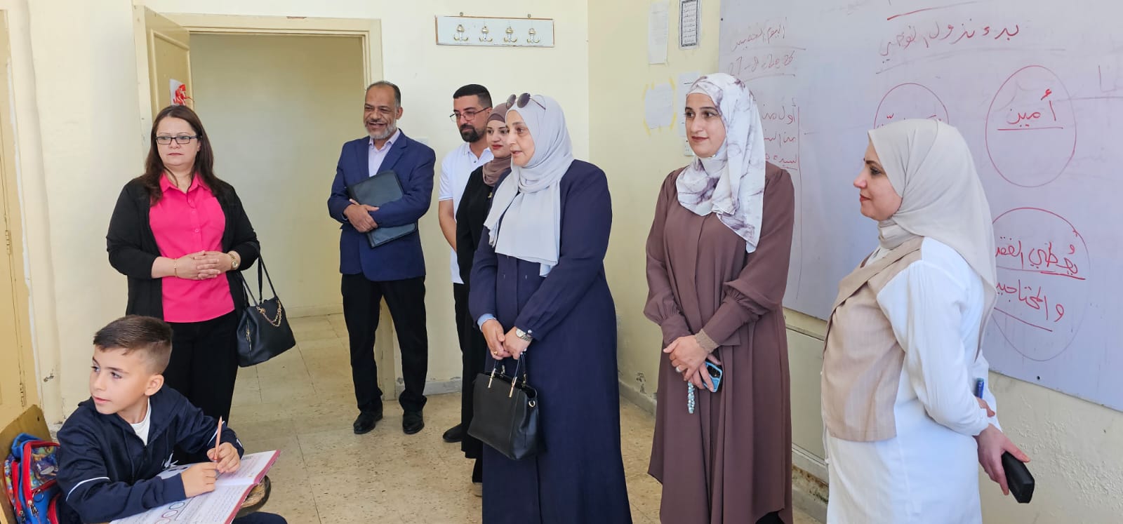 المصري تتابع انتظام الدوام في مدرسة الزعترة الأساسية للبنين