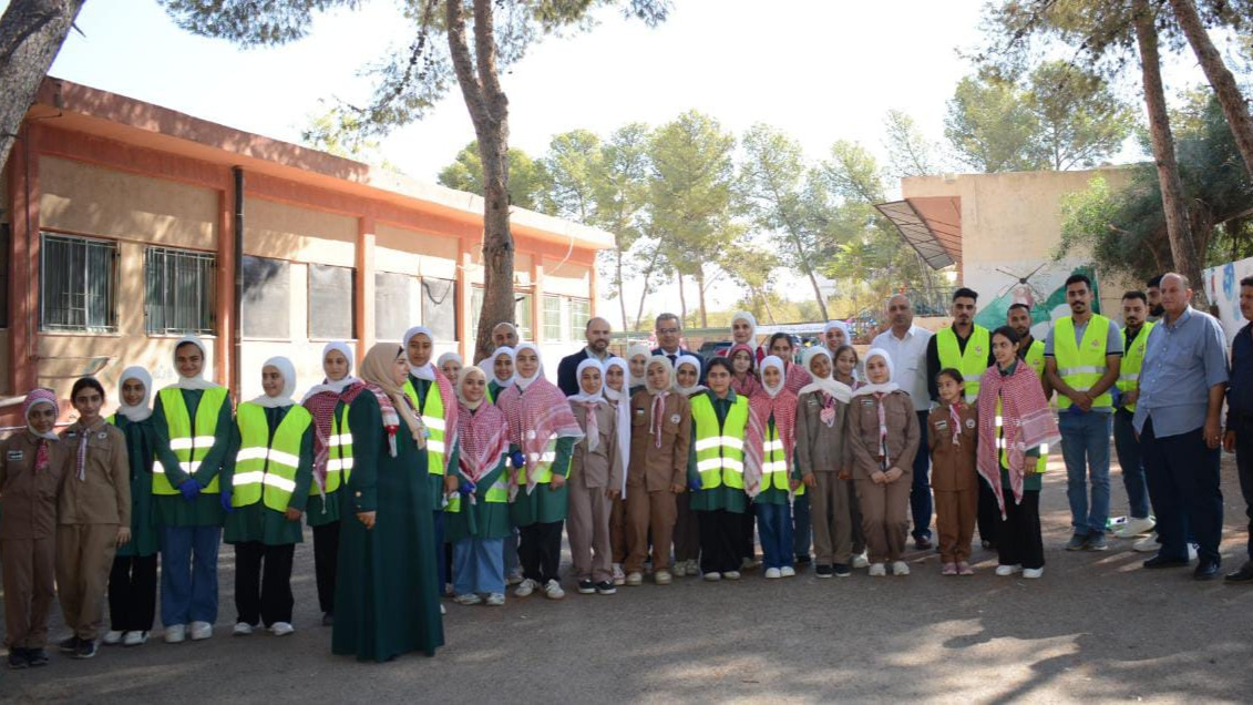 تربية الطيبة والوسطية ترعى فعاليات اليوم الصحي البيئي في مدرسة حوفا الثانوية المختلطة