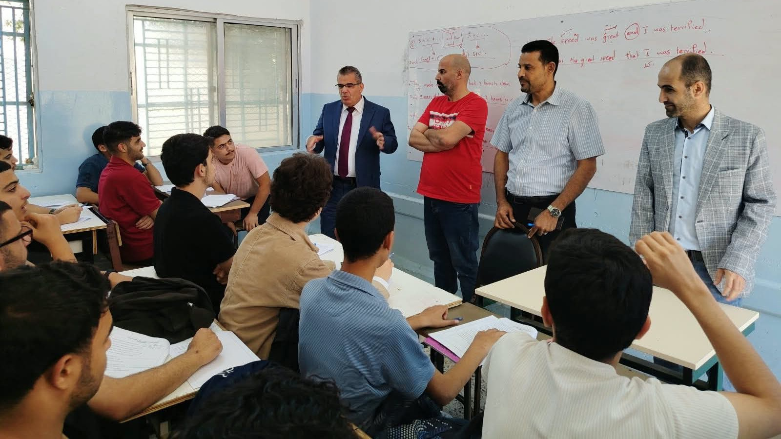 تربية الطيبة والوسطية تتفقد مدرستي كفر أسد  المؤنثة وكفرعان