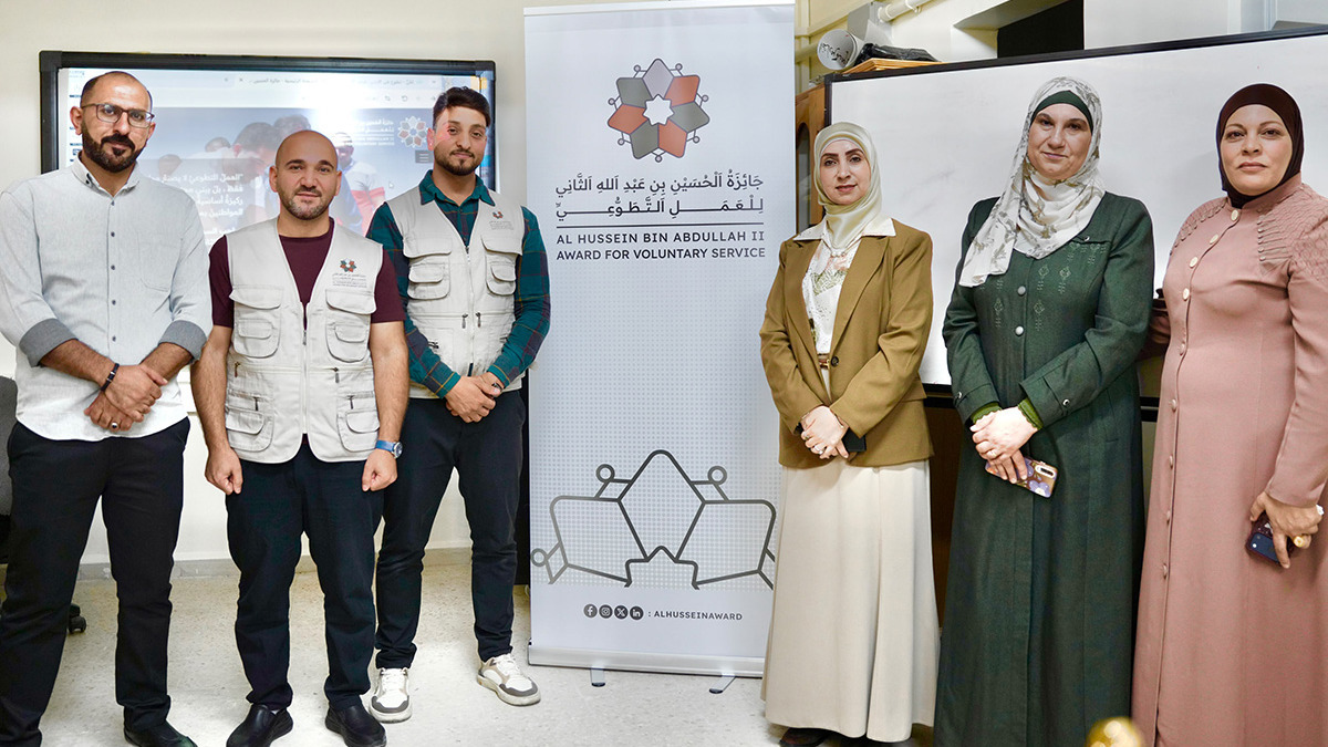 ​ورشة توعوية حول جائزة الحسين للعمل التطوعي في تربية لواء البترا  ​
